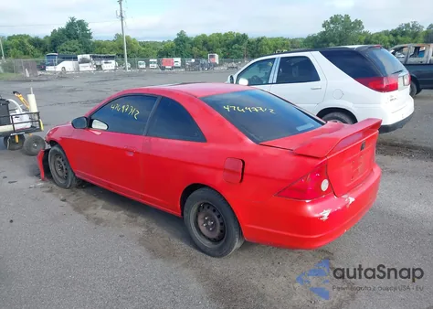 2004 Honda Civic Ex z USA, uszkodzony, nr VIN 1HGEM22904L046175